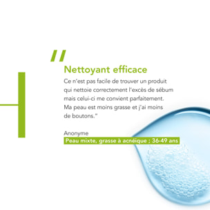 Sébium Gel Moussant - Nettoyant Purifiant Doux Peaux Mixtes à Grasses