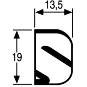 Régulateur 30 m³/h NICOLL - Blanc - BE130B