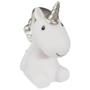 Veilleuse à pile licorne H.14cm
