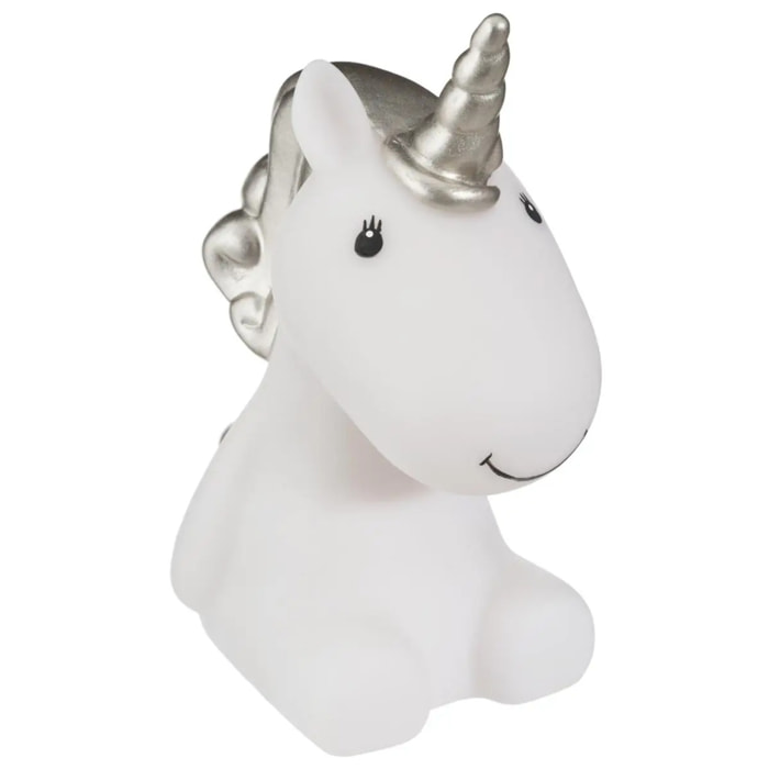 Veilleuse à pile licorne H.14cm