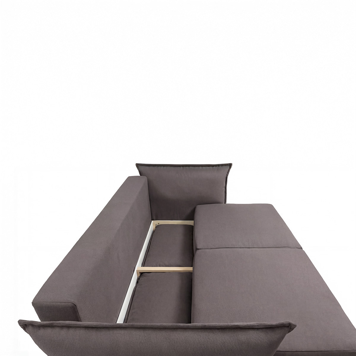 Canapé Tissu Droit Convertible Verduro - 3 Places