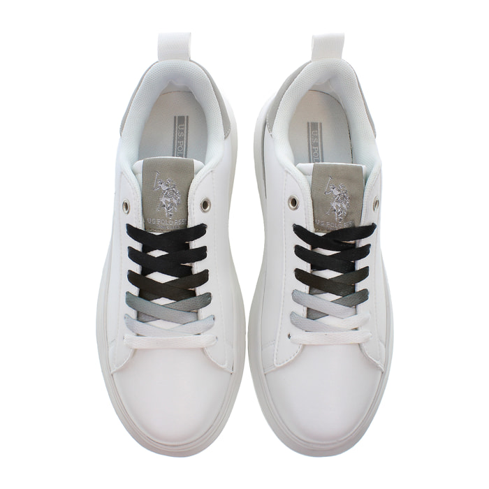 Sneakers U.S. Polo Assn. bianco-grigio chiaro