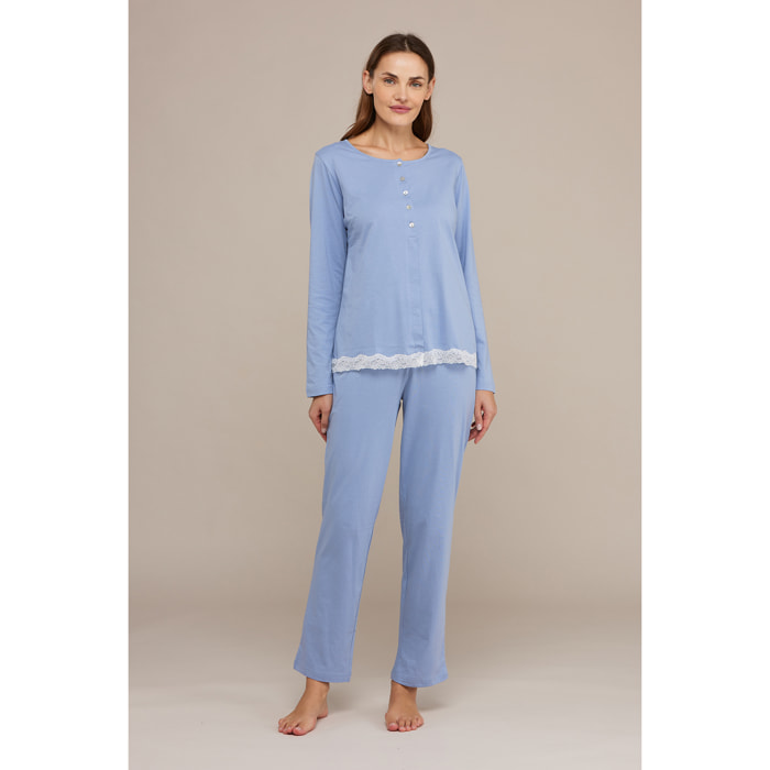 Pigiama donna 100% cotone josy Noidinotte