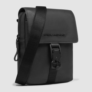 Piquadro Borsello in pelle porta telefono e porta iPad®mini con tasca per Piquadro Smart Tracker