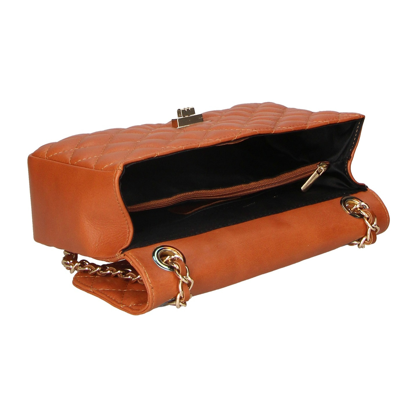 Borsa a spalla da donna - Modello Clizia - Vera pelle - 28.0 x 18.0 x 8.0 cm