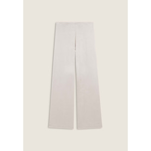Pantaloni donna wide leg con cucitura centrale