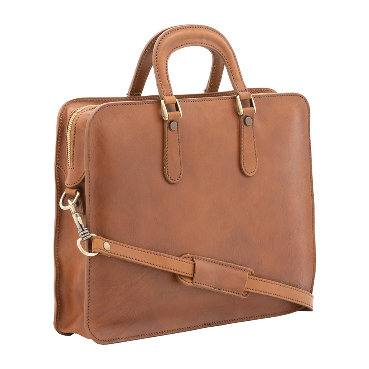 Borsa a mano  unisex In Vera pelle Made in Italy 40x30x8 cm