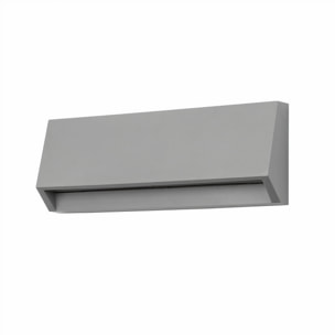 FORLIGHT Grove Aplique Gris Led para Exterior de 3W IP65. Foco Led Moderno de Pared y Suelo para Señalización de Jardín, Porche y Patio