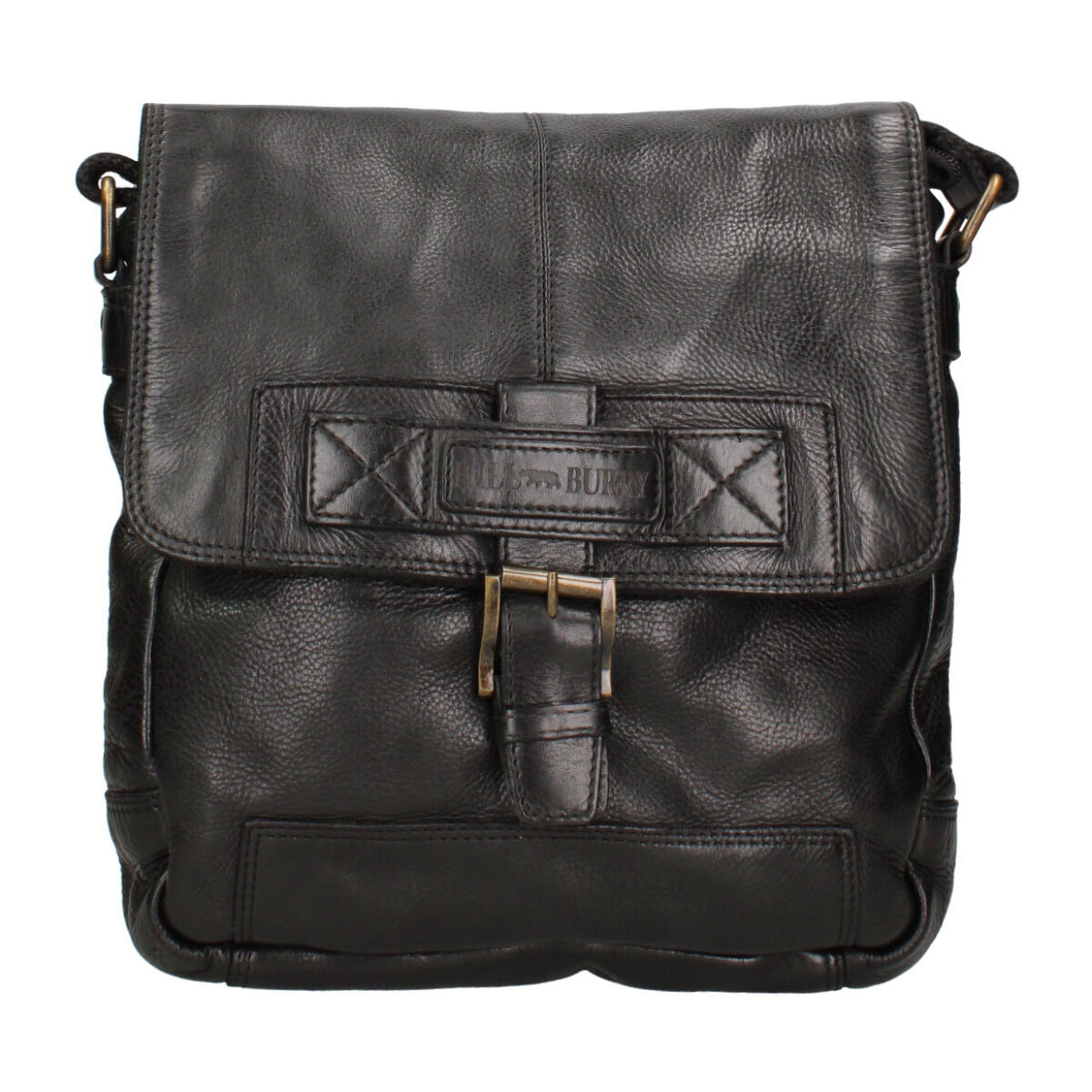 Borsa a tracolla  da uomo In Vera pelle Made in Italy 26x31x8 cm