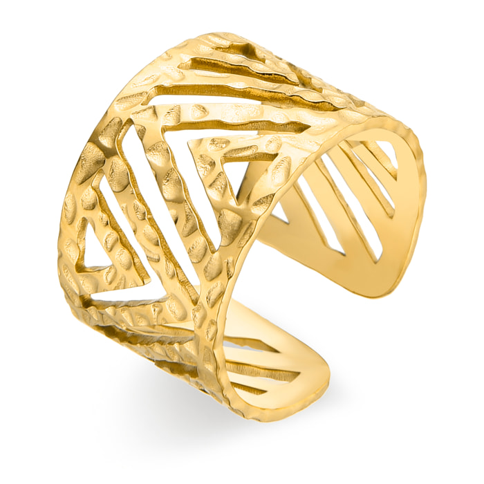 Anillo LUX BY LUX acabado oro 18k