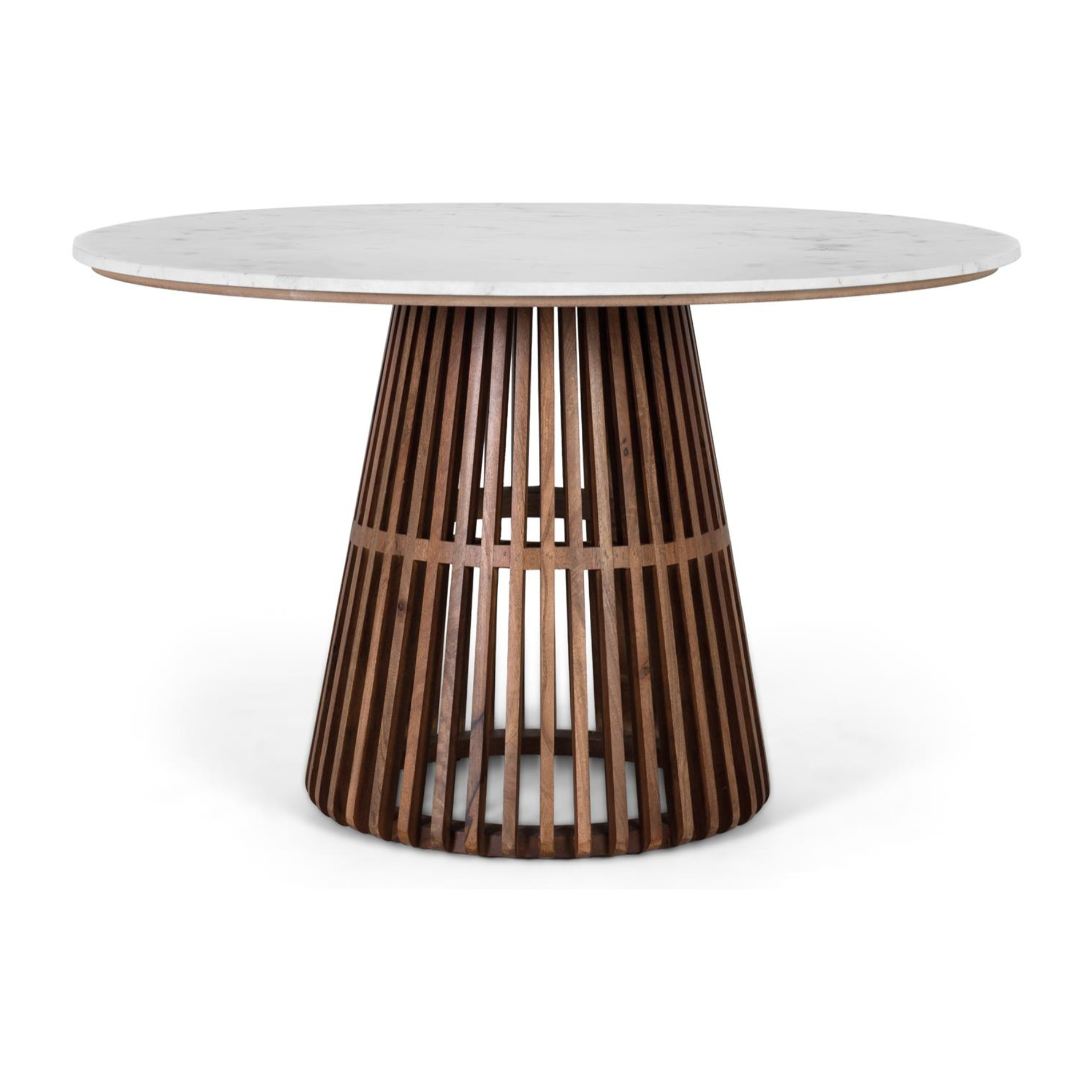 Mesas de Comedor de Mármol 120 Cm Estilo Natural Elegante