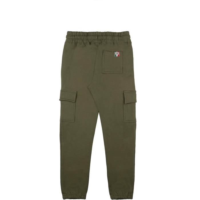 Pantalone invernale cargo da bambino in felpa Leone 1947 Basic