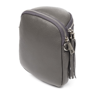 Agugliano bolso bandolera mujer. Piel auténtica Dollaro.