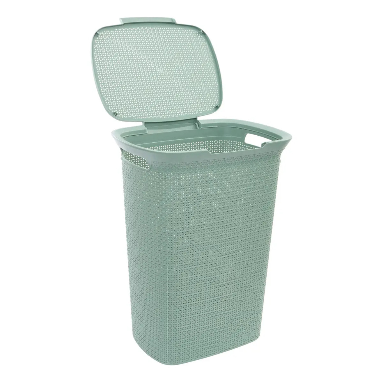 Corbeille 57L Scandinave Vert