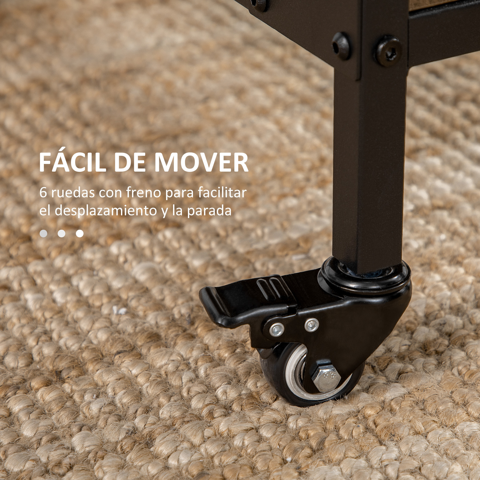 Mesa Plegable de Comedor Mesa de Cocina Plegable con Ruedas Alas Abatibles y Estante de Almacenamiento Mesa Plegable para Salón 130x80x74 cm Madera Marrón