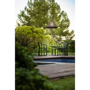 SAIGON OUT 1950 W70 Lampadaire gris/marron