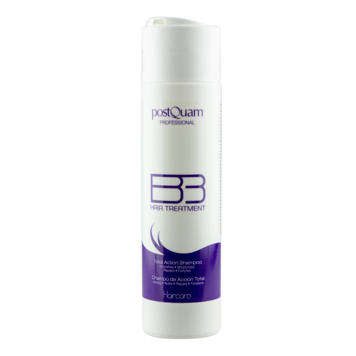 Champú de acción total BB Hair - Cabello seco y sin brillo - 250 ml