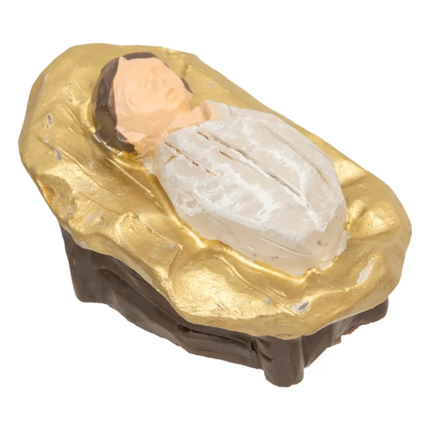 Crèche de Noël avec 7 santons 30x18cm résine