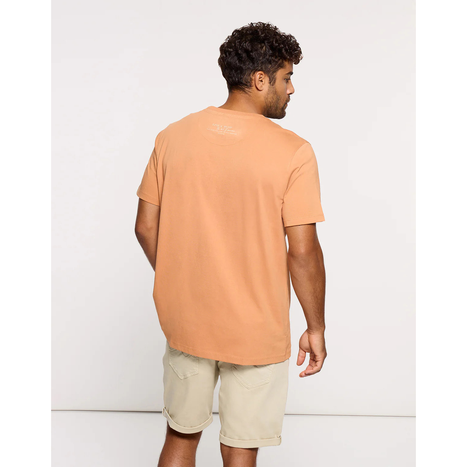 Camiseta Manga Corta Naranja - Beared