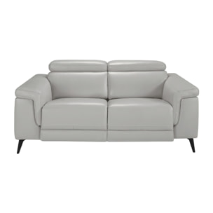 Sofá Angel Cerda 2 plazas en piel de vacuno 170x103x99cm