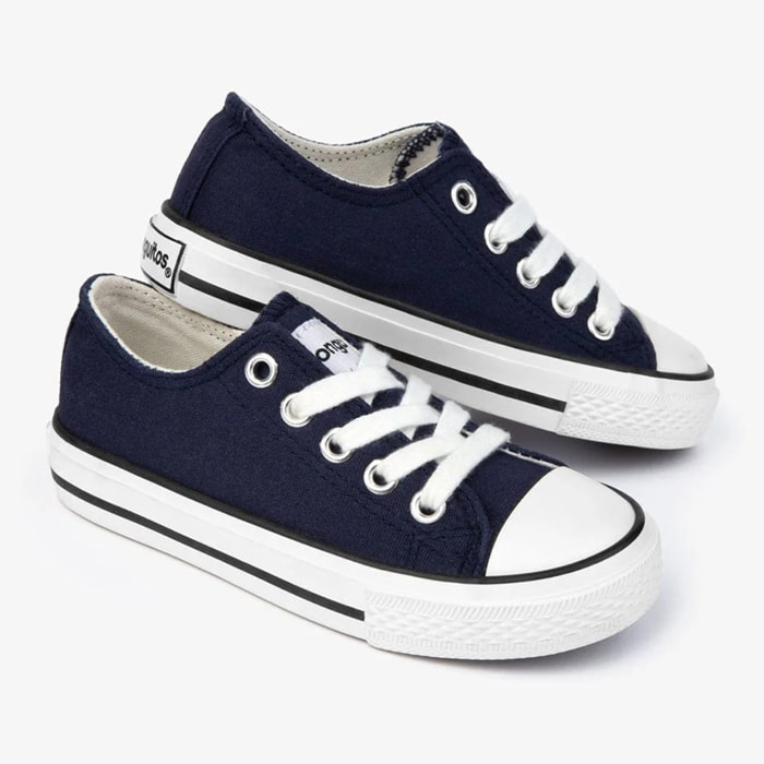 ZAPATILLAS BASIC LONA MARINO