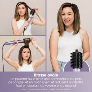 Fer multistyle SHARK Flexstyle HD466PLEU Lilas + embout anti-frisottis/pochette voyage