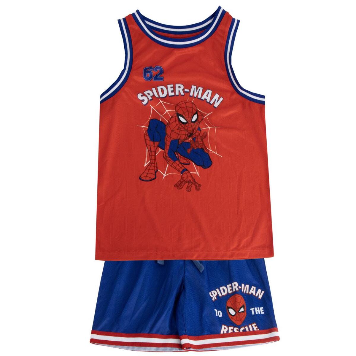 Conjunto 2 Piezas Deporte Spiderman - Color Rojo