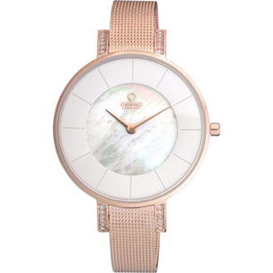 Orologio OBAKU bianco-acciaio