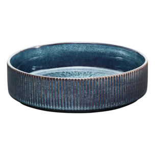 Lot de 4 Assiettes Eva bleu