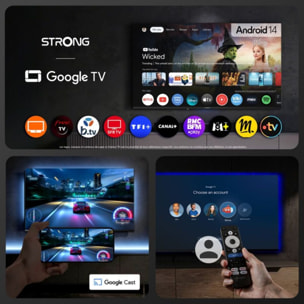 Clé STRONG Leap-Una + Stick Android TV FHD