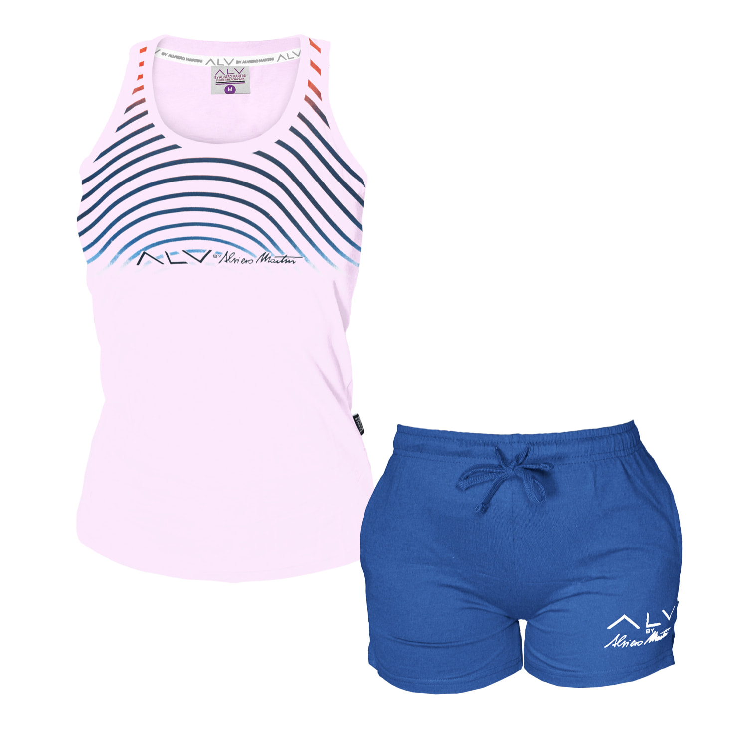 Completo Homewear Donna ALVIERO MARTINI Corto Cotone