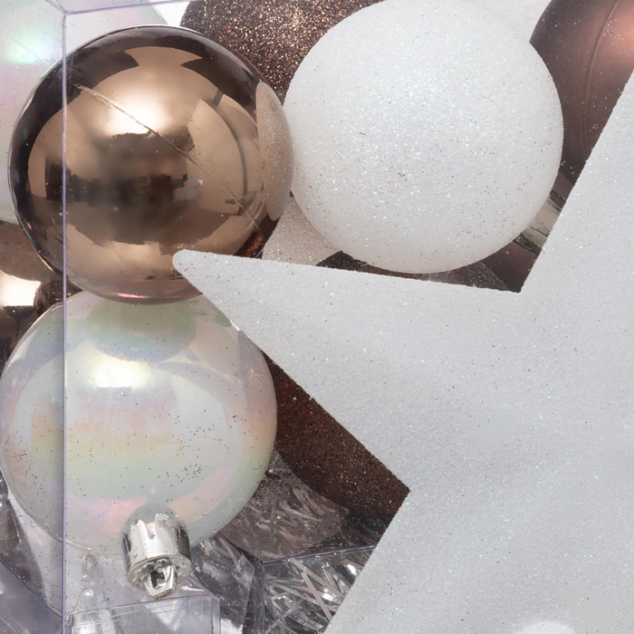 Coffret décorations de sapin 44 pièces -