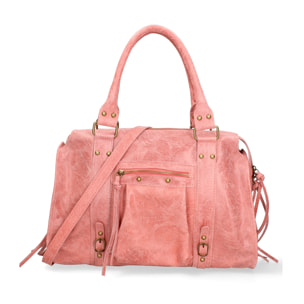 Borsa a spalla da donna - Modello Elara - Vera pelle - 41.0 x 28.0 x 13.0 cm