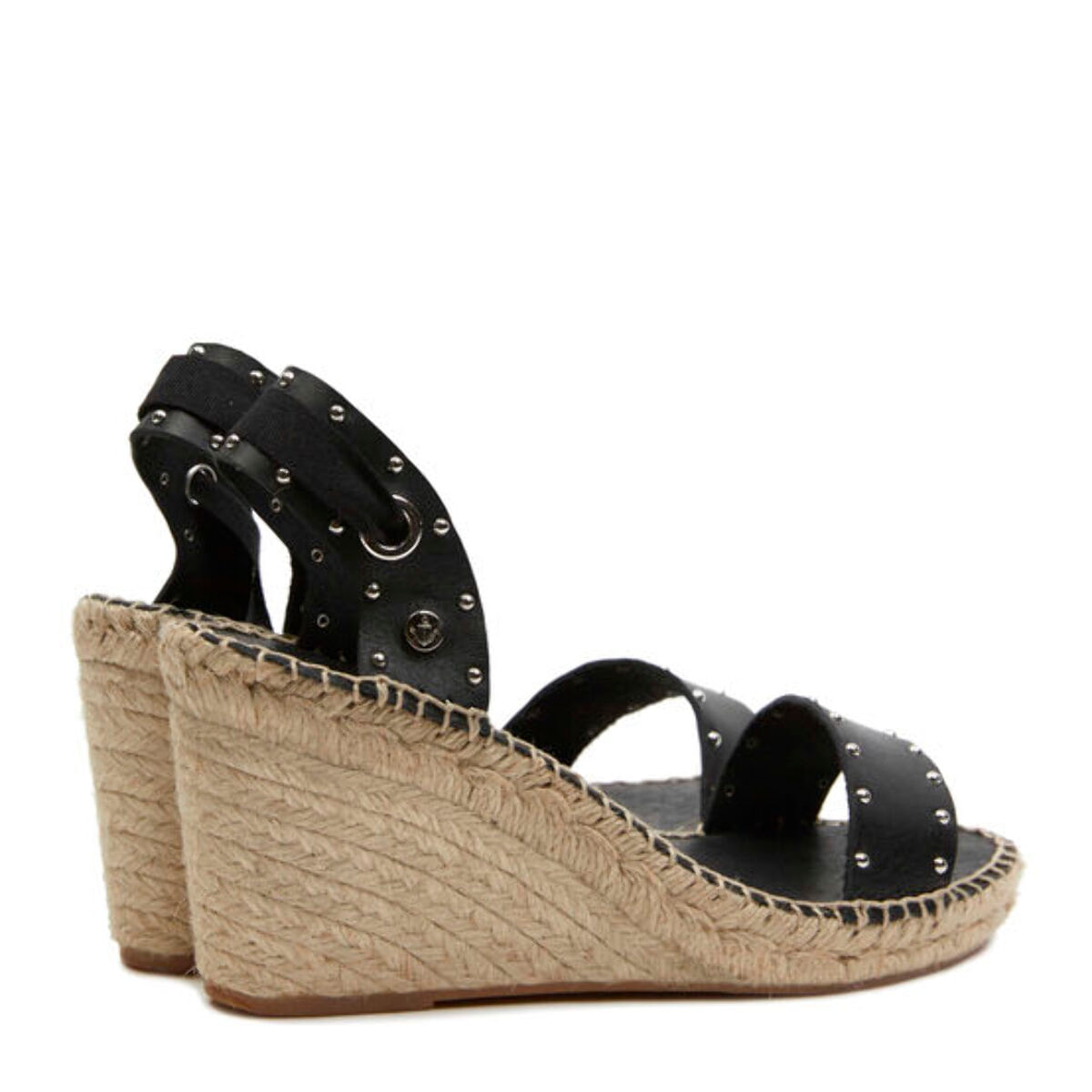 Sandalias de Cuña para Mujer - LA VALETA TINA Negro