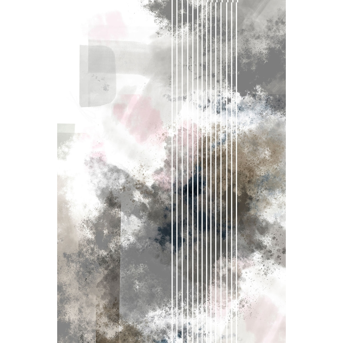 Tableau moderne Melva Stripes Tableau plexiglas