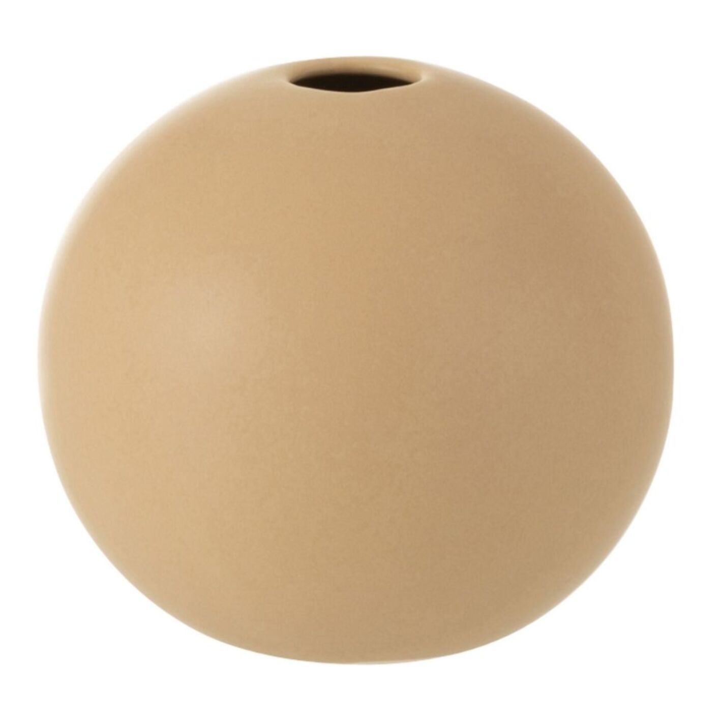 J-Line vase Boule - céramique - beige - medium - Ø 18 cm
