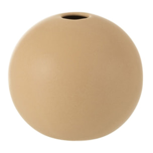 J-Line vase Boule - céramique - beige - medium - Ø 18 cm