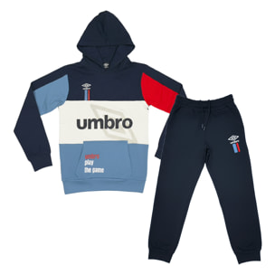 Tuta Ragazzo UMBRO 8 / 16 Anni Cotone Felpato Invernale