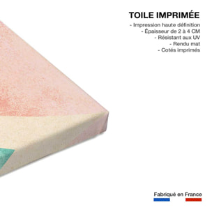 Tableau paysage beach girl  Toile imprimée