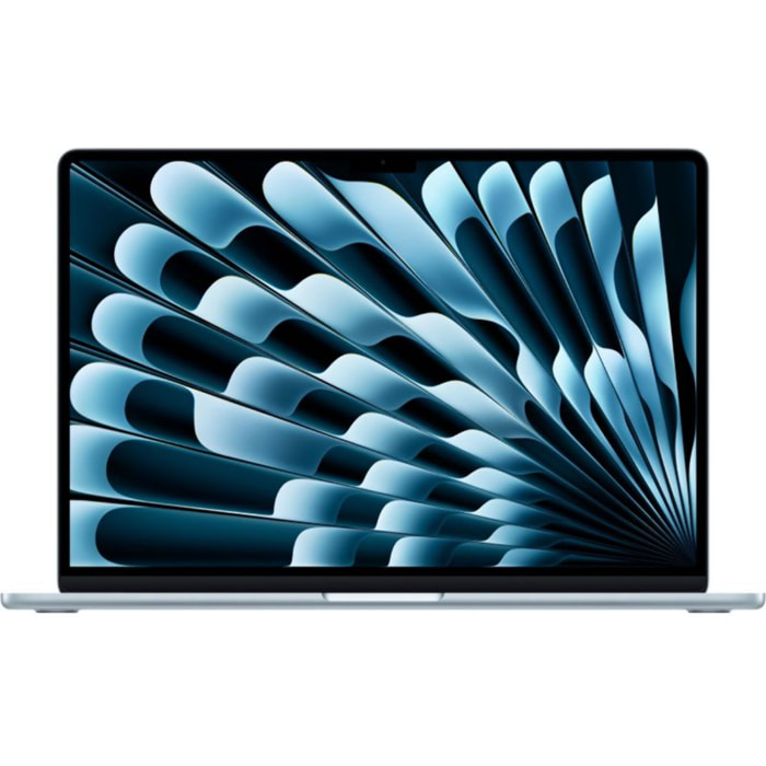 Ordinateur Apple MACBOOK Air 15" Puce M5 CPU 10 / GPU 10 coeurs Mémoire RAM 16Go Stockage 1To SSD Bleu ciel