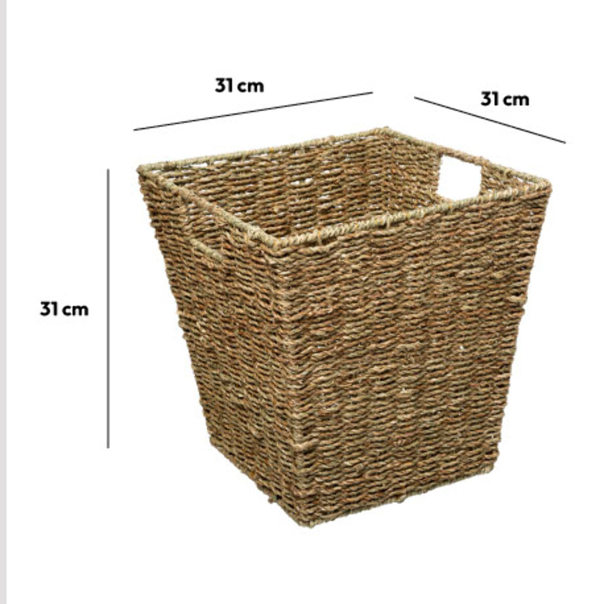 Panier roseau 31x31 cm Mix N' Modul