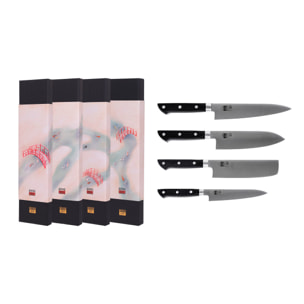 Set completo di coltelli 4 pezzi "Hashi Classico" - acciaio inossidabile