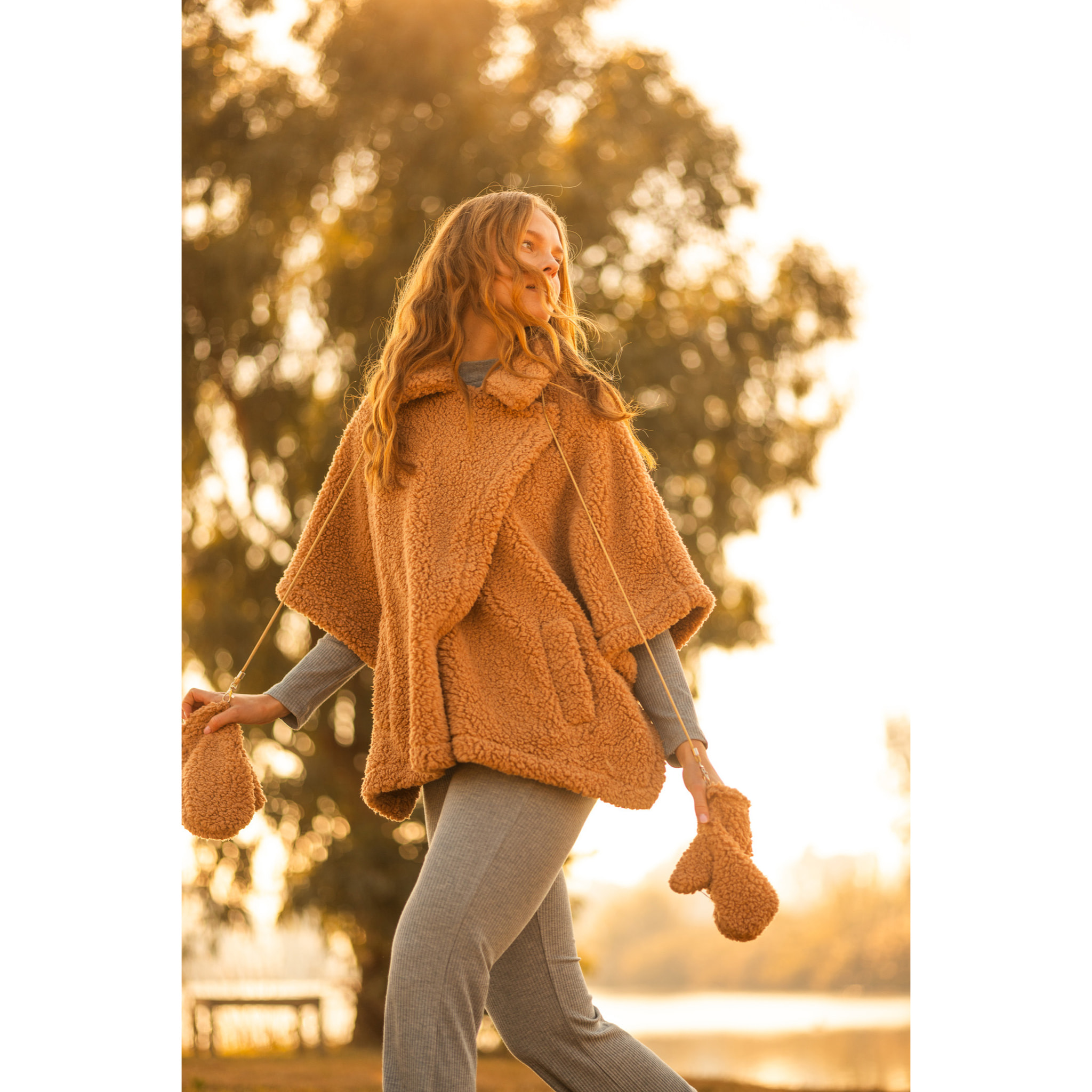 Giacca donna  jessy in eco agnellino Noidinotte