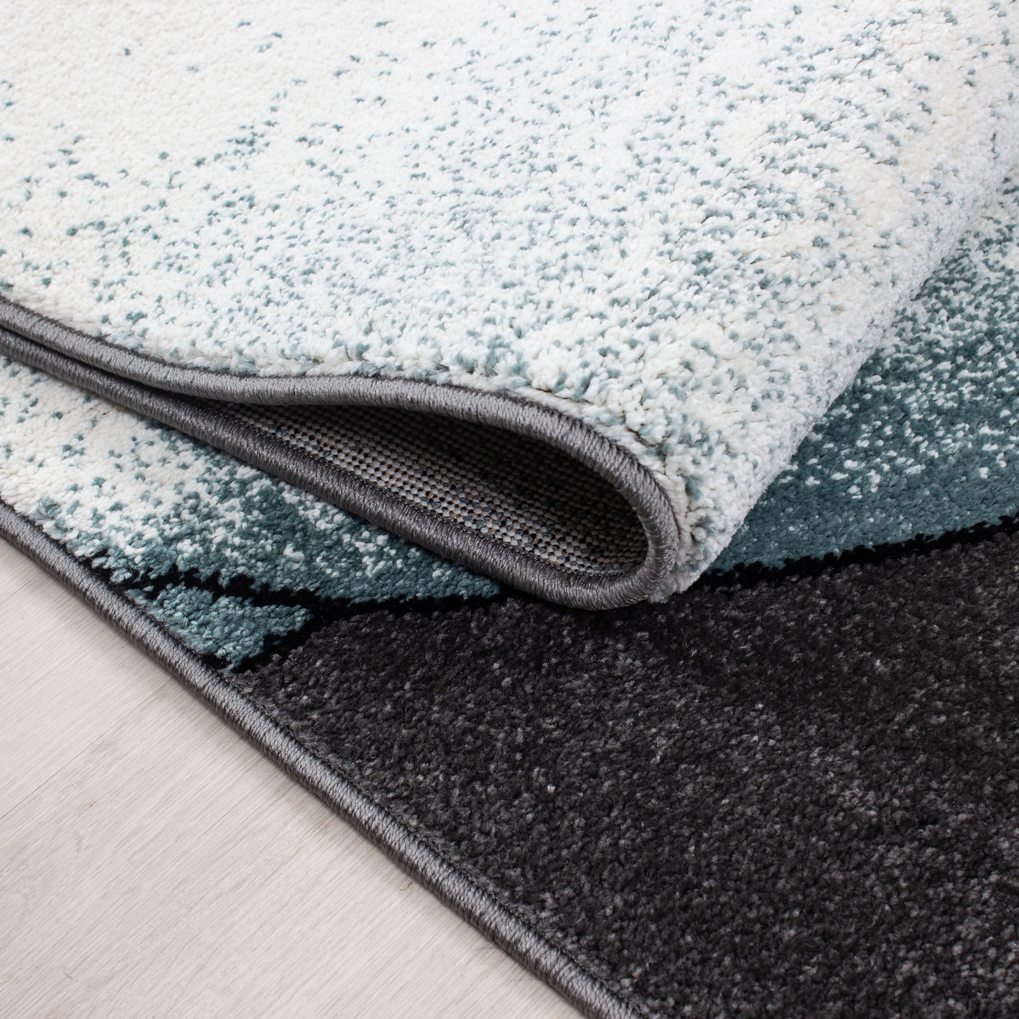 KIDS - Tapis enfant à motif elephant bleu - KID0560BLE