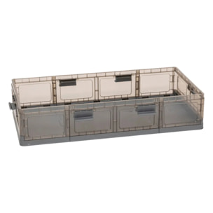 Boîte de rangement "Fold n Box" en plastique 55L