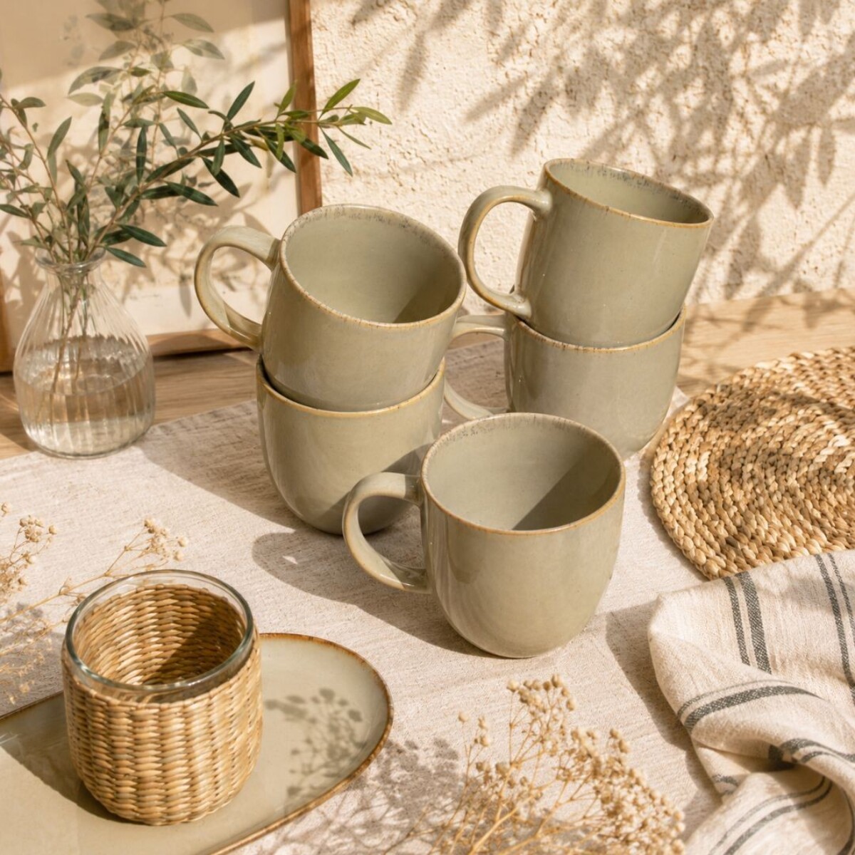 Lot de 6 mugs, DUNE
