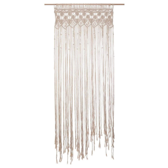 Cortina de Hilos Été de Macramé 90x200cm decorativa estilo Boho