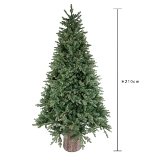 Abete Natalizio - Pezzi 1 - 140xH210x110cm - Bianchi Dino SpA