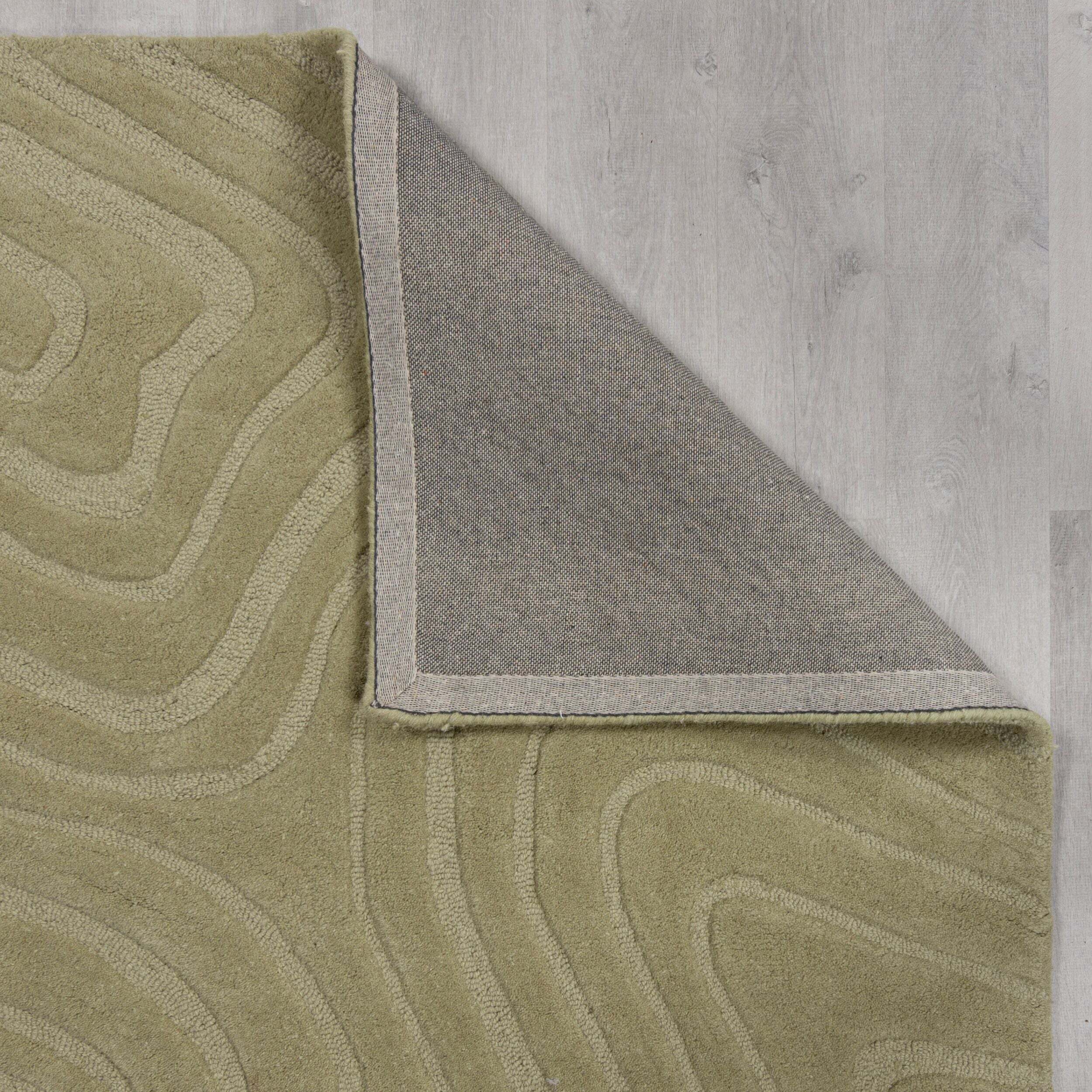 Tapis en laine rond MESMERISE
