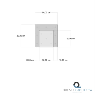 ORESTELUCHETTA Poltrona VELLUTO YANTRA GREY